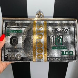 AKIRA Bling Money Clutch